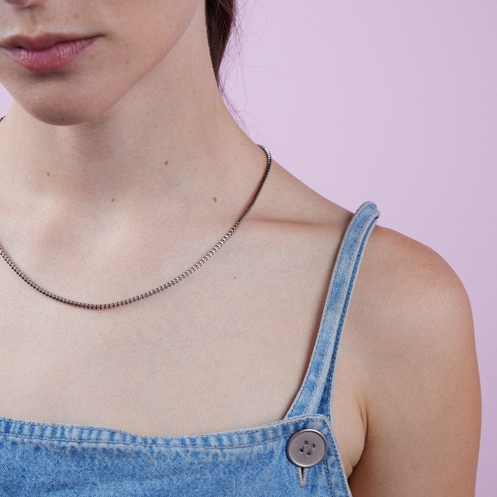 Goia Collar Cadena Caja 49,5 cm Acero