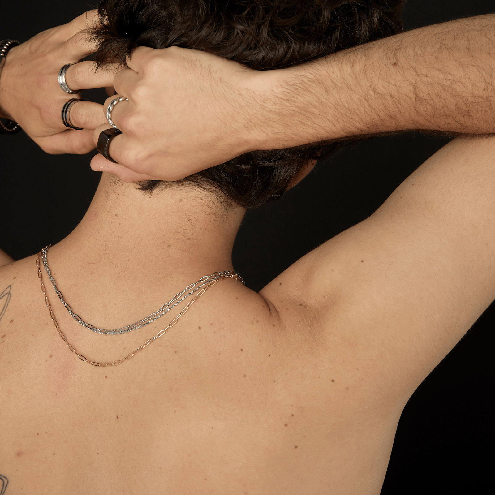 Goia COLLAR Cadena Unisex Gruesa 50 cm Gold