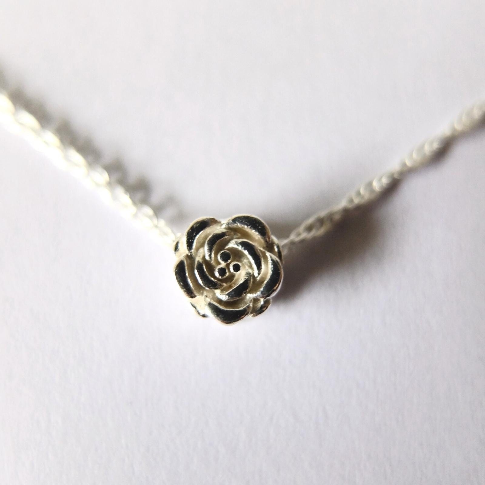 Choker Rosa Plata