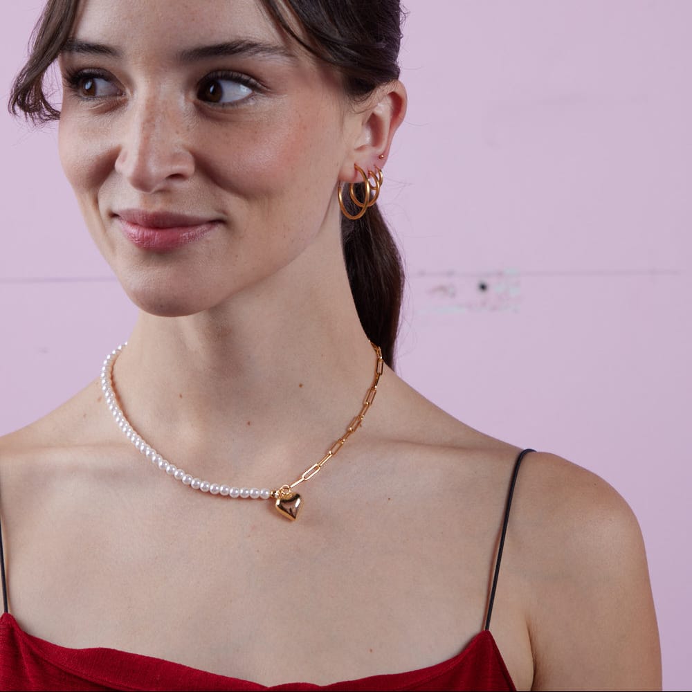 Goia COLLAR Collar Corazón Dual Gold