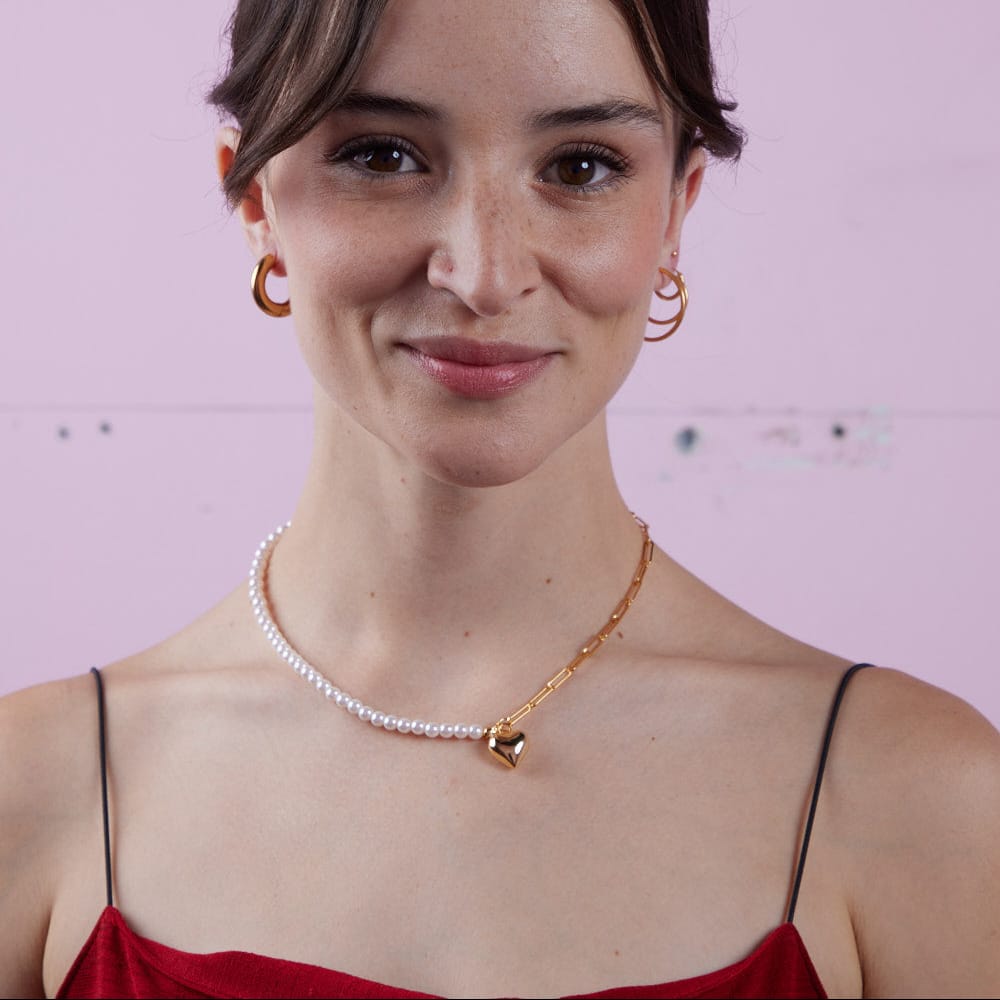 Goia COLLAR Collar Corazón Dual Gold