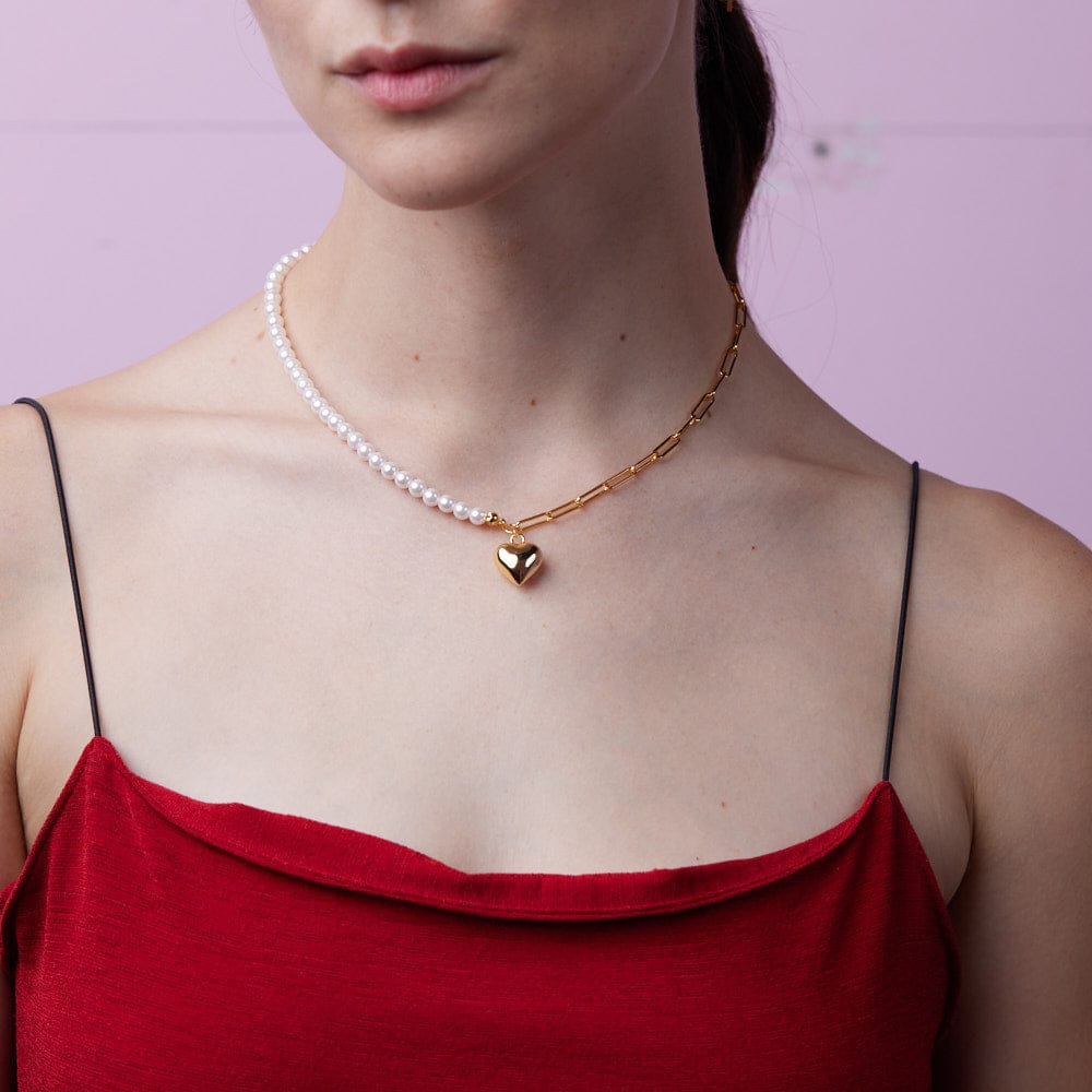 Goia COLLAR Collar Corazón Dual Gold