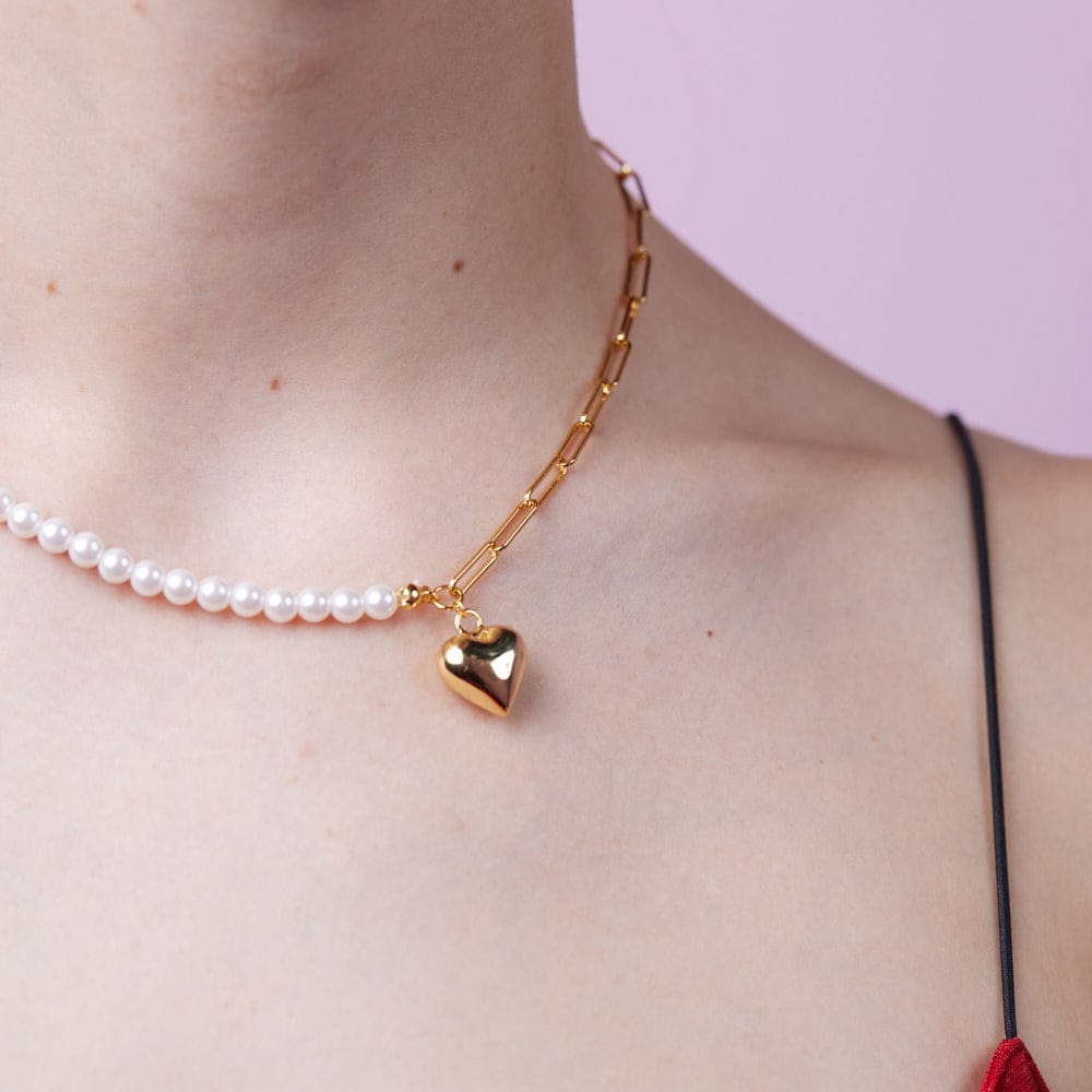 Goia COLLAR Collar Corazón Dual Gold