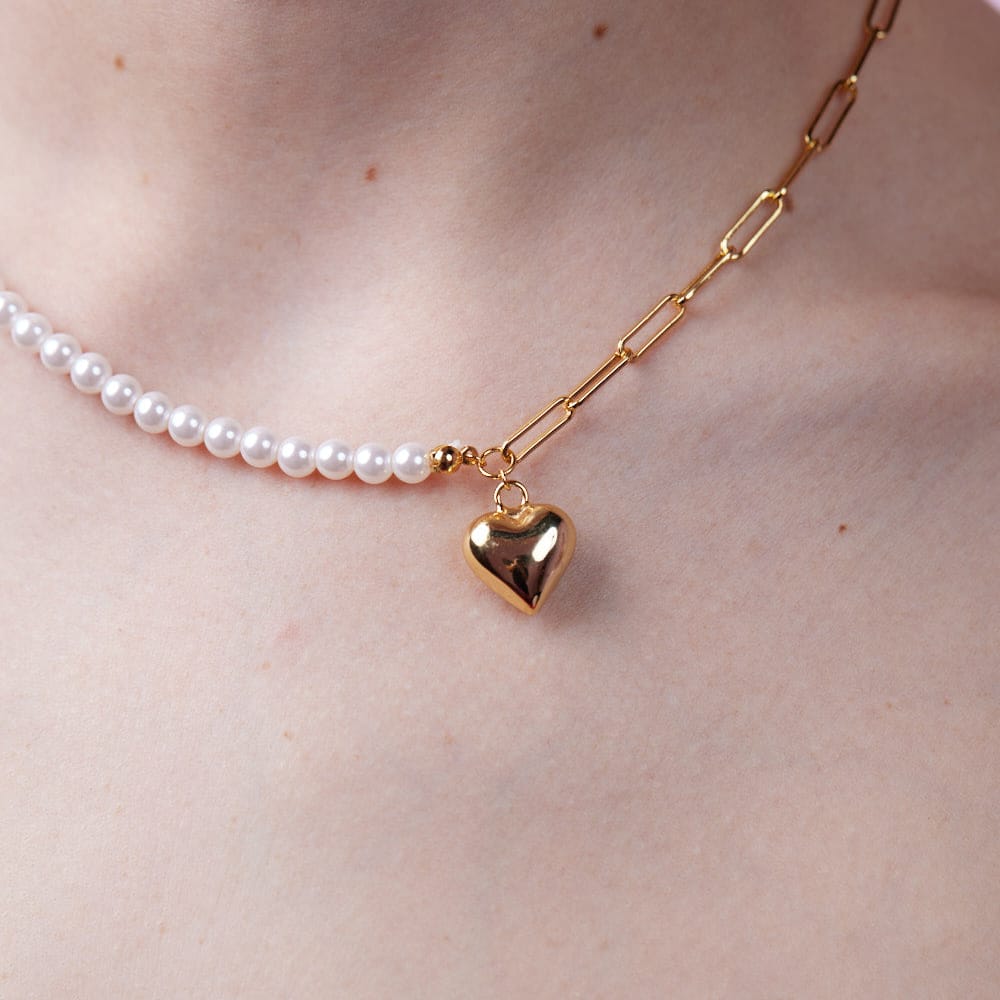 Goia COLLAR Collar Corazón Dual Gold