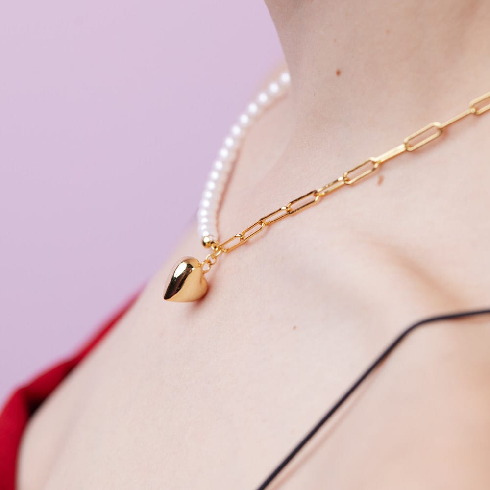Goia COLLAR Collar Corazón Dual Gold