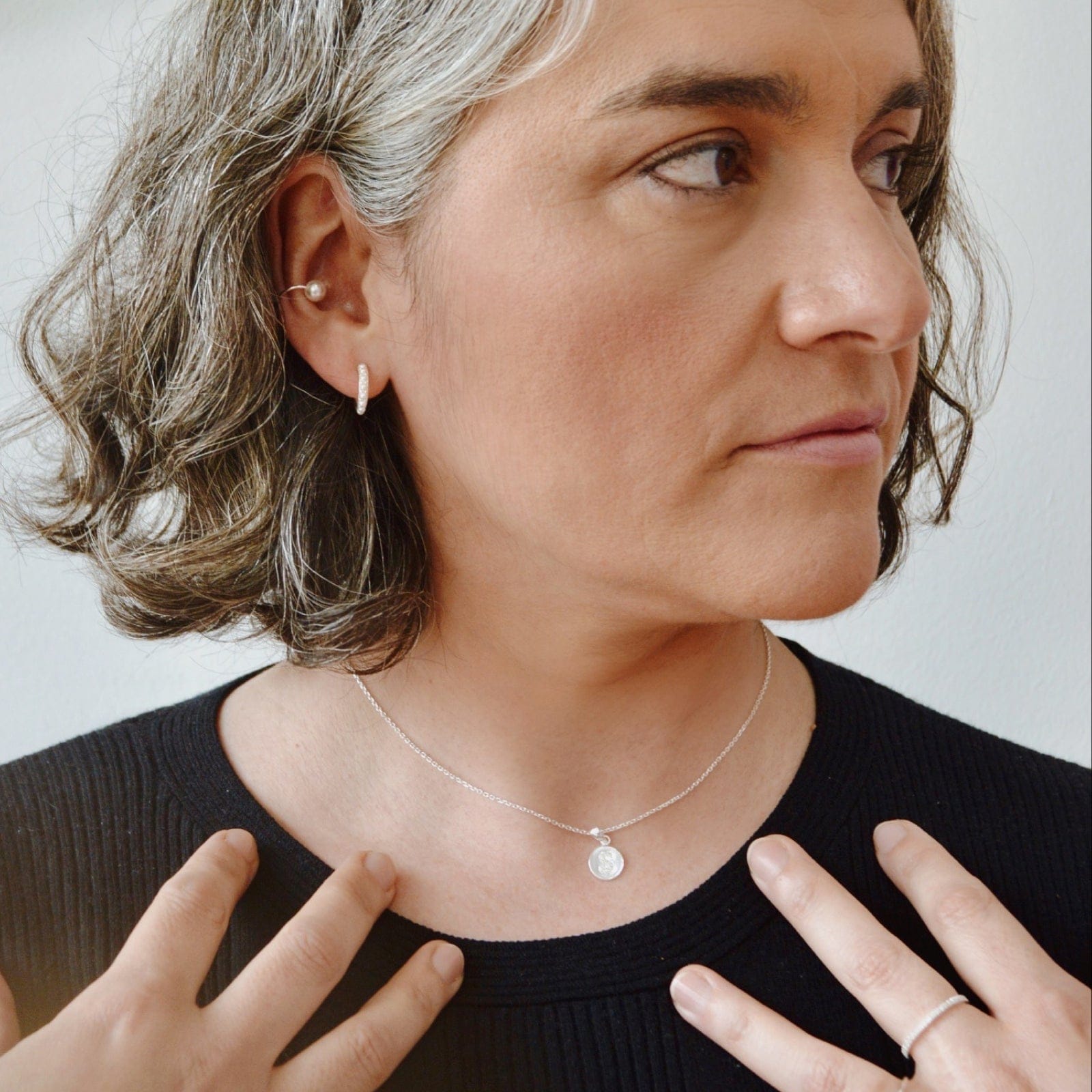 Goia Collar Collar Letras Silver