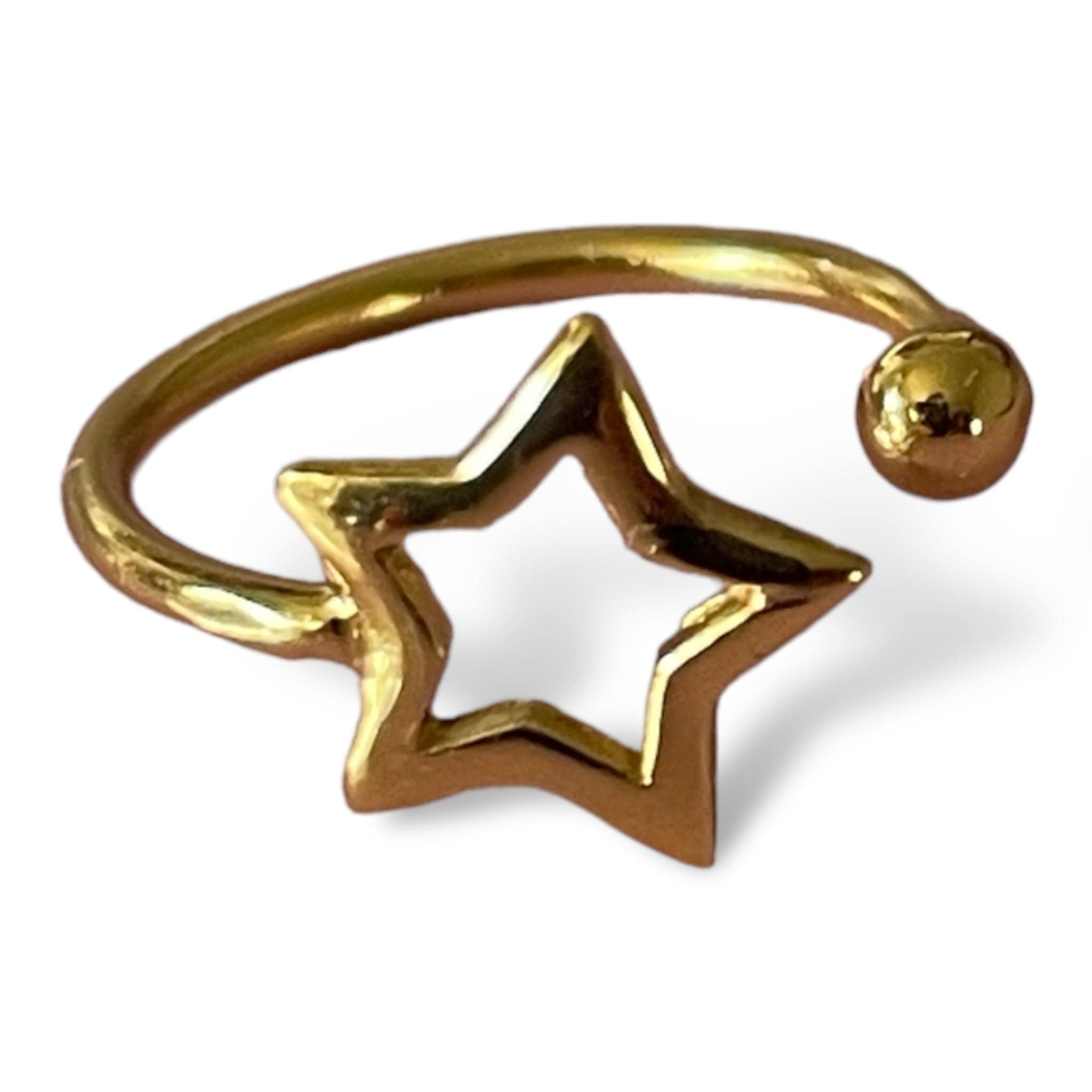 Cuff Estrella Borde Gold