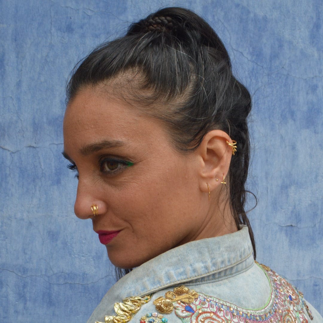 GOIA earcuff Cuff Trepador Rama Gold