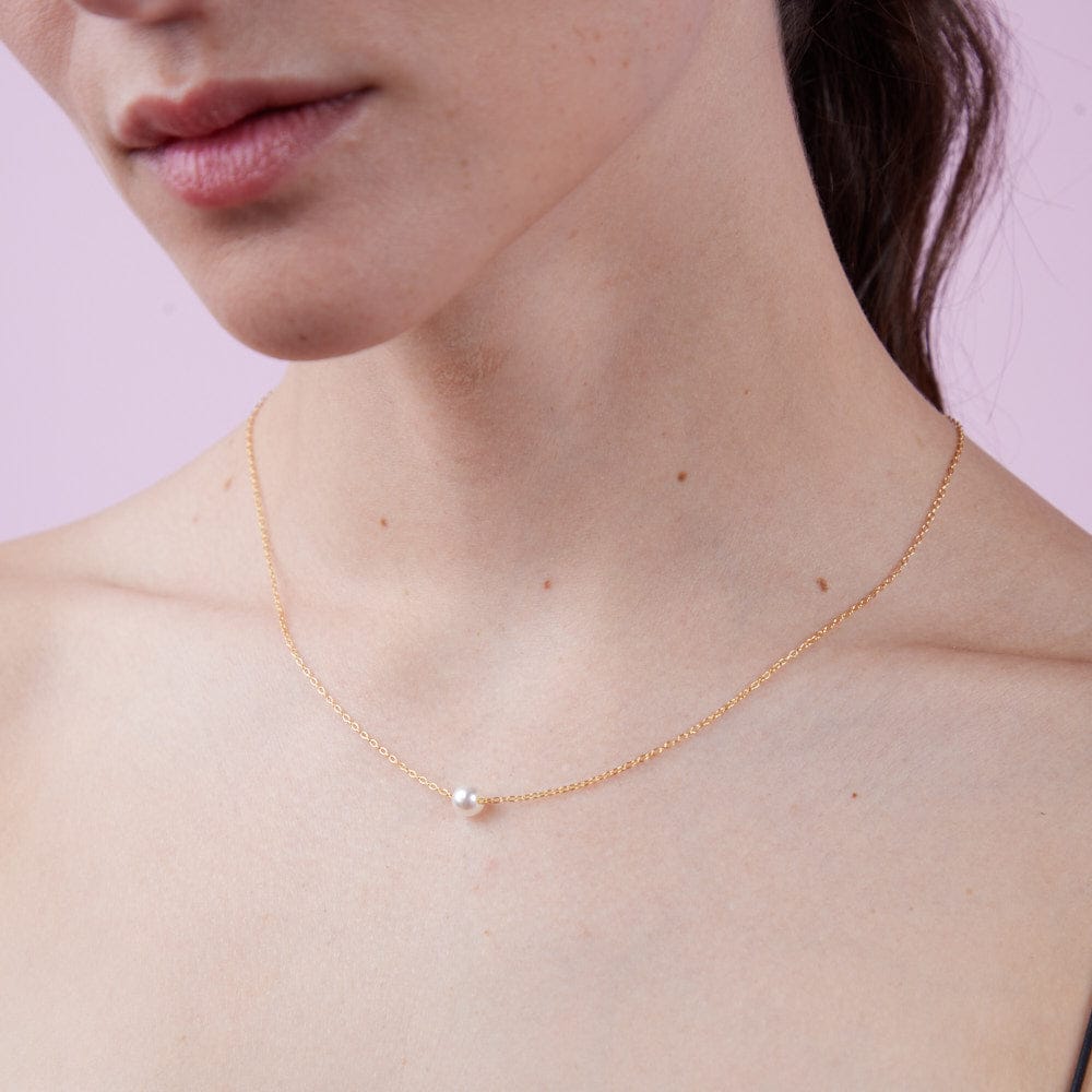 Goia pack de joyas Pack Perlas (Aritos + Collar) Gold
