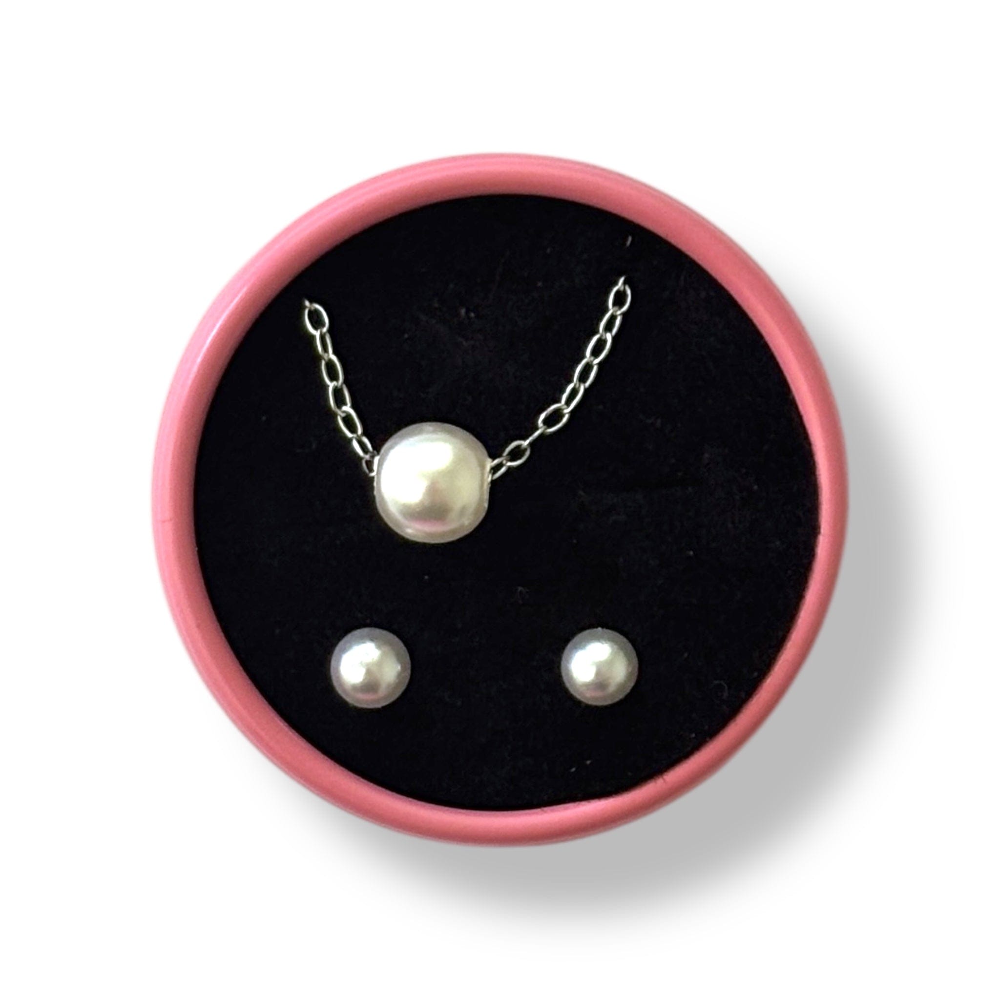 Goia pack de joyas Pack Perlas (Aritos + Collar) Silver