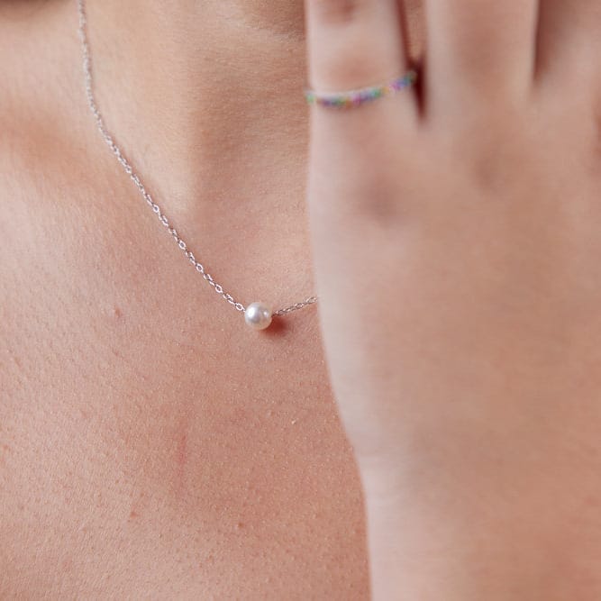 Goia pack de joyas Pack Perlas (Aritos + Collar) Silver