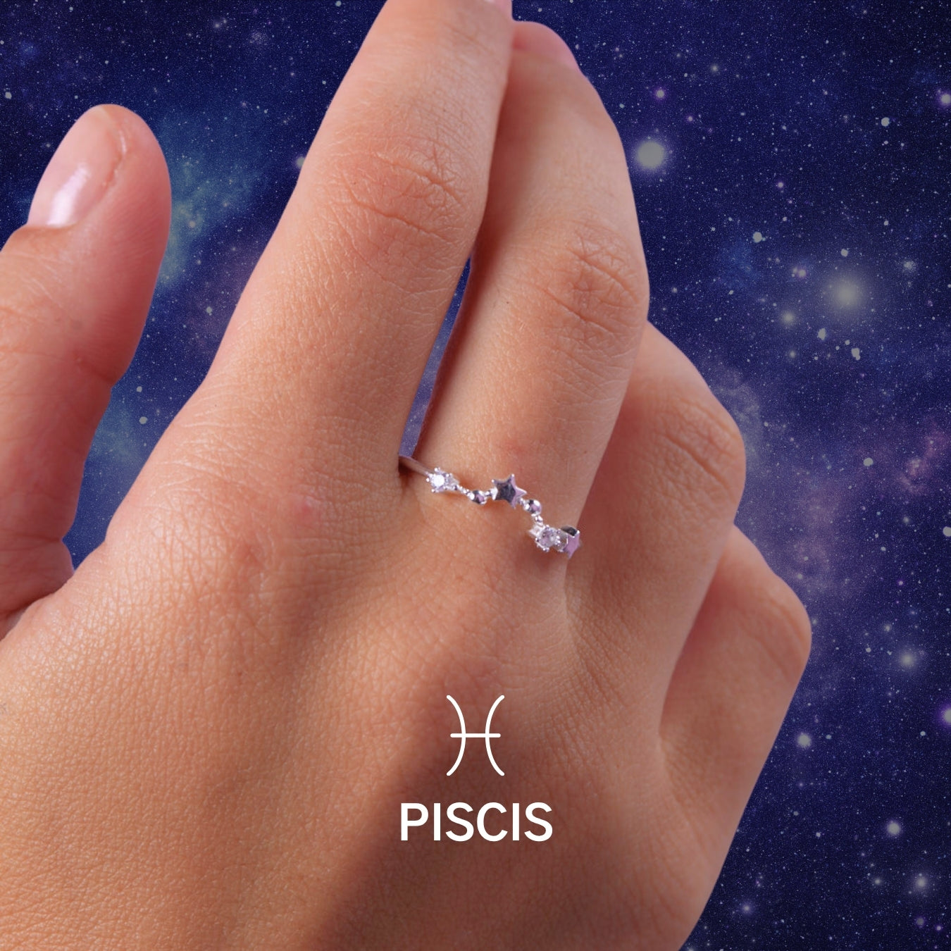 Anillo Piscis Plata