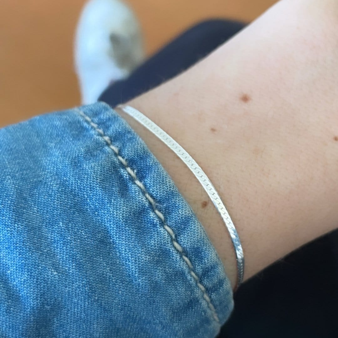 Pulsera Cinta Plata