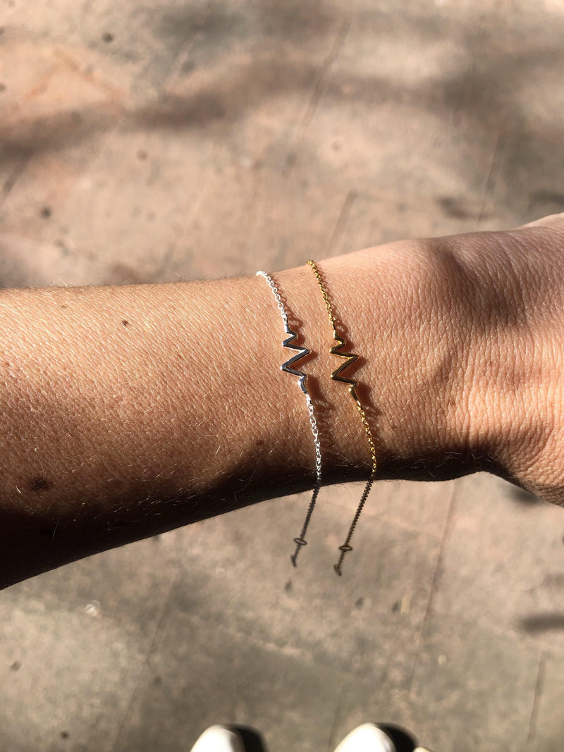 Pulsera Latidos Plata - Goia